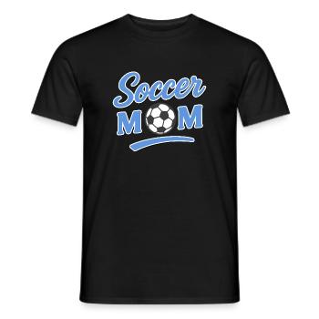 Soccer Mom - Men's T-Shirt - black - Front - AI Model Male 178 light (178cm)
