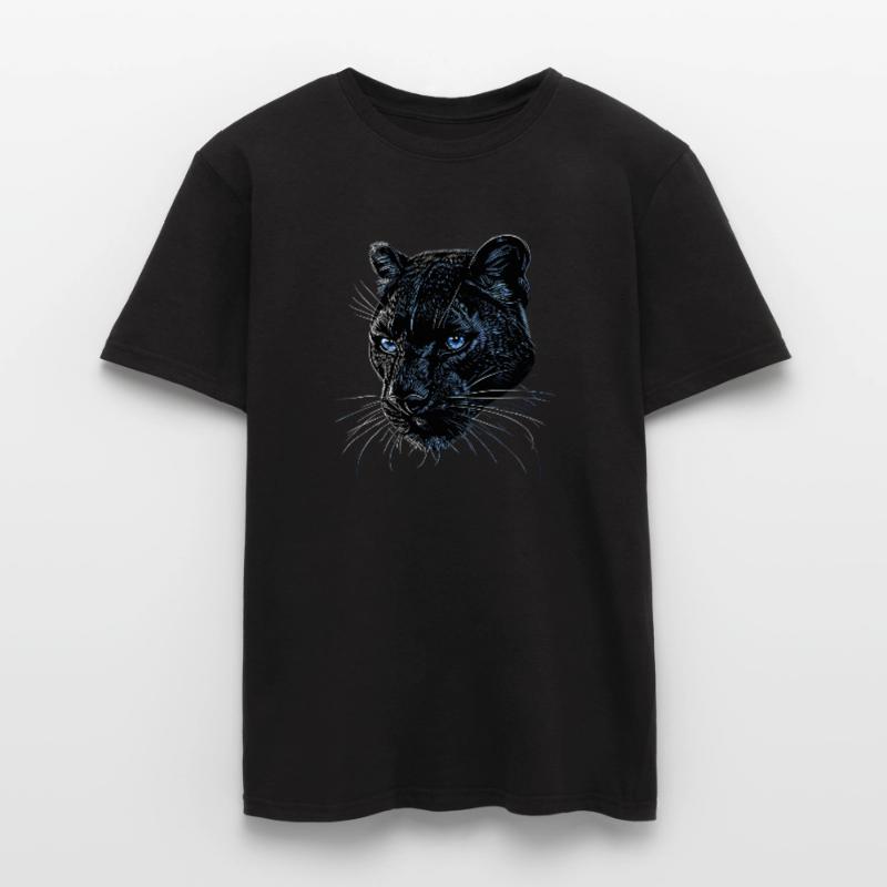 Panther Leopard Big Cat Cute Big Cat Panter Men’s T-shirt