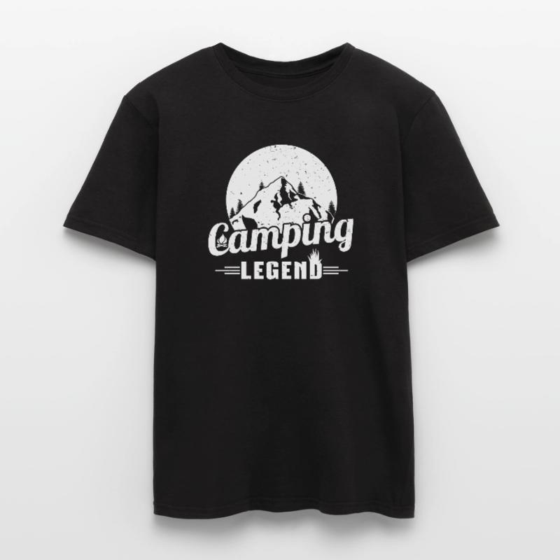 Mountain Camping Legend Design Men's T-Shirt