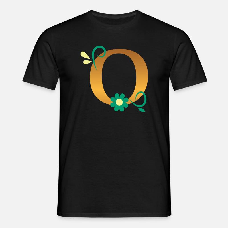 O - Männer T-Shirt - Schwarz