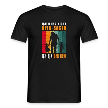 Bester Opa Der Welt Geschenk Großvater - Männer T-Shirt - Schwarz - Vorne - AI Model Male 178 light (178cm)