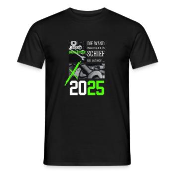 Gestionnaire de construction pour loisirs 2025 – Je le construis d’une manière ou d’une autre en ce moment - T-shirt homme - noir - Devant - AI Model Male 178 light (178cm)
