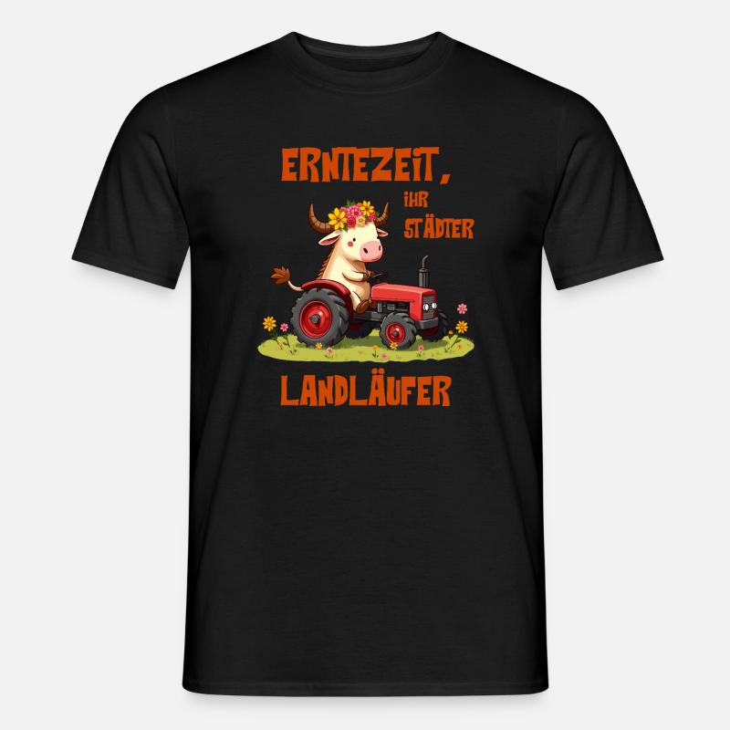 Erntezeit Landläufer - Männer T-Shirt - Schwarz