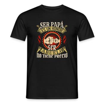 Ser Papá Es Un Héroe - Männer T-Shirt - Schwarz - Vorne - AI Model Male 178 light (178cm)