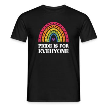 LGBT Pride Month - Pride ist für alle da - Männer T-Shirt - Schwarz - Vorne - AI Model Male 178 light (178cm)