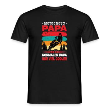 Motocrossfahrer Geschenke Motocross Biker Sprüche - Männer T-Shirt - Schwarz - Vorne - AI Model Male 178 light (178cm)