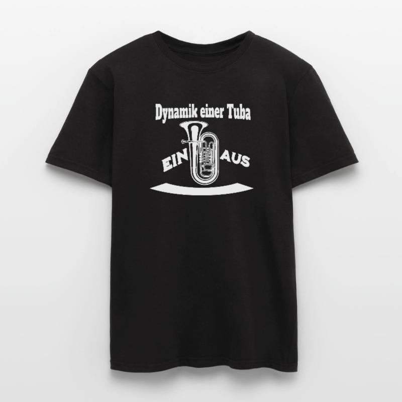 Dynamik einer Tuba - Ein oder Aus Männer T-Shirt