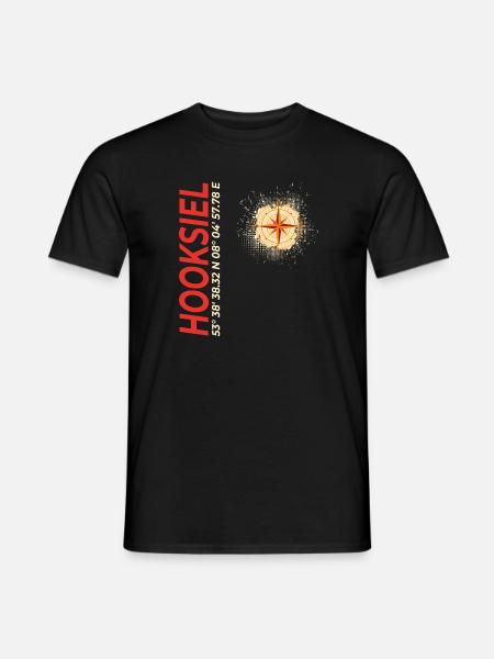 Hooksiel - Männer T-Shirt - Schwarz