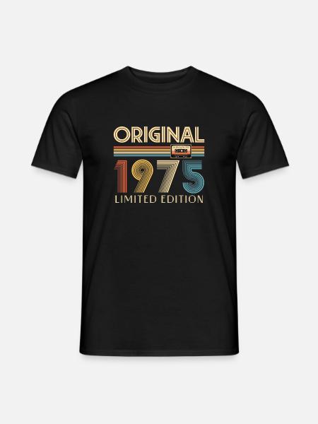 Retro 1970s Cassette Tape Limited Edition - Men's T-Shirt - black