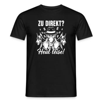 Direkte Ansage - Männer T-Shirt - Schwarz - Vorne - AI Model Male 178 light (178cm)