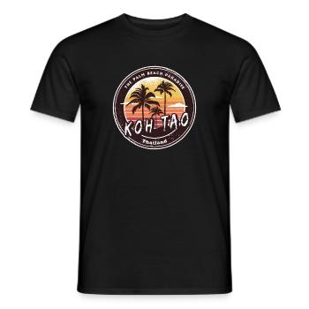 Koh Tao Thailand Vintage Design - Männer T-Shirt - Schwarz - Vorne - AI Model Male 178 light (178cm)