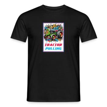Tractor Pulling Power - Männer T-Shirt - Schwarz - Vorne - AI Model Male 178 light (178cm)