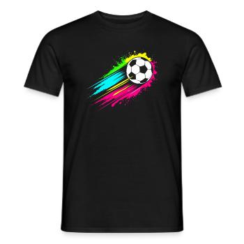 Fußball - Männer T-Shirt - Schwarz - Vorne - AI Model Male 178 light (178cm)