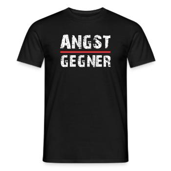 Gamer Angstgegner Furchtlos Kampfgeist - Männer T-Shirt - Schwarz - Vorne - AI Model Male 178 light (178cm)