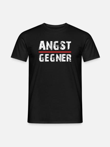 Gamer Angstgegner Furchtlos Kampfgeist - Männer T-Shirt - Schwarz