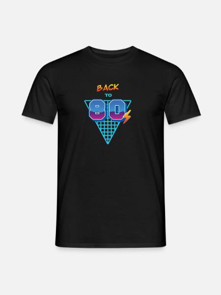 Back to the 80s – Grid - Men's T-Shirt - black