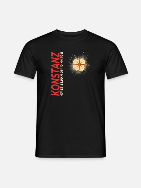 Konstanz - Männer T-Shirt - Schwarz