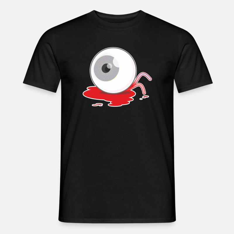 Augapfel - Männer T-Shirt - Schwarz