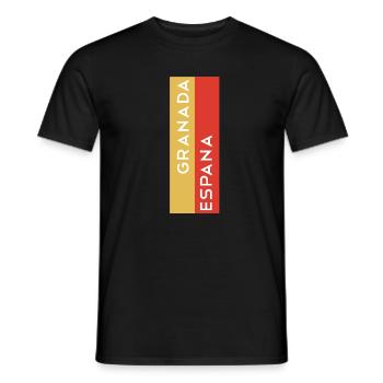 Granada - Men's T-Shirt - black - Front - AI Model Male 178 light (178cm)
