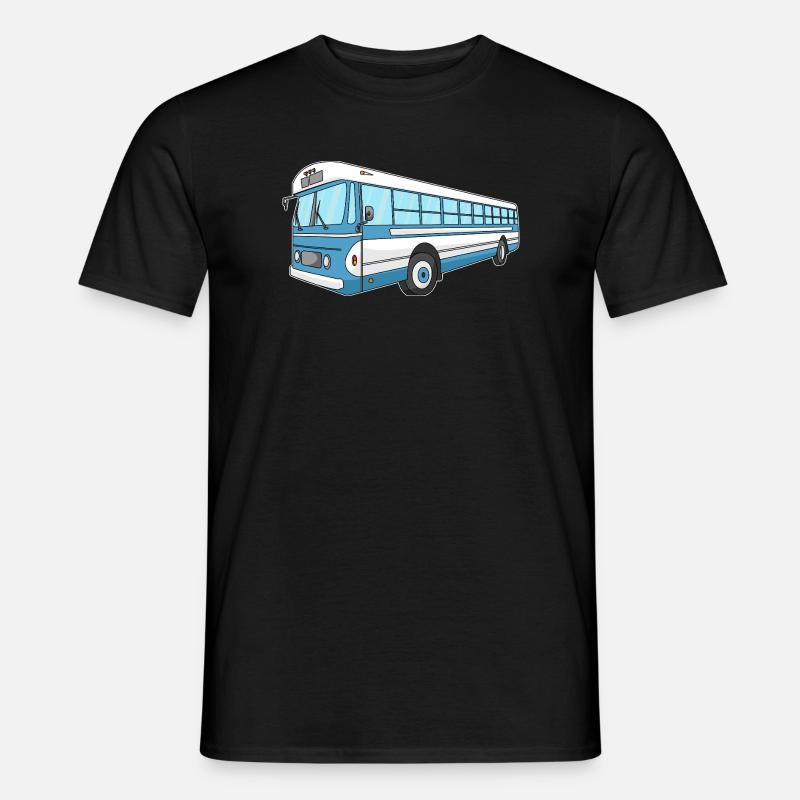 Bus - Männer T-Shirt - Schwarz