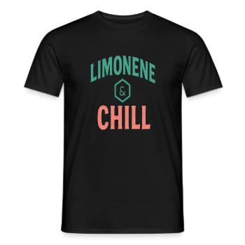 Limonen & Chill Citrus Vibes - Männer T-Shirt - Schwarz - Vorne - AI Model Male 178 light (178cm)