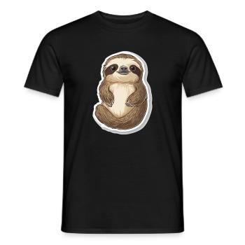Paresse - T-shirt homme - noir - Devant - AI Model Male 178 light (178cm)