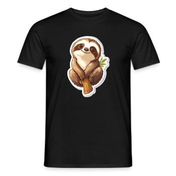 Paresse - T-shirt homme - noir - Devant - AI Model Male 178 light (178cm)