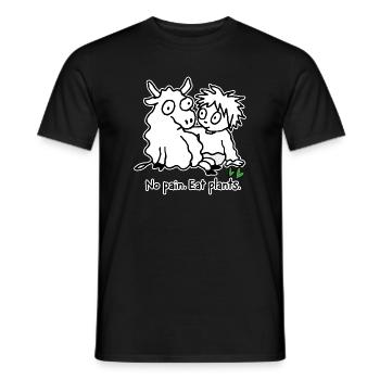 Esse Pflanzen - Männer T-Shirt - Schwarz - Vorne - AI Model Male 178 light (178cm)