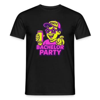 Bachelor Party - Männer T-Shirt - Schwarz - Vorne - AI Model Male 178 light (178cm)