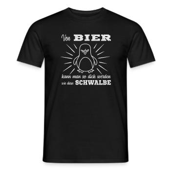 Bier Spruch - Männer T-Shirt - Schwarz - Vorne - AI Model Male 178 light (178cm)