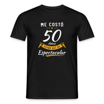 It Took Me 50 Years To Be This Spectacular - Men's T-Shirt - black - Front - AI Model Male 178 light (178cm)