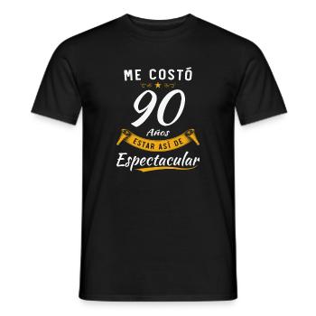 Ich habe 90 Jahre gebraucht, um so spektakulär zu sein - Männer T-Shirt - Schwarz - Vorne - AI Model Male 178 light (178cm)