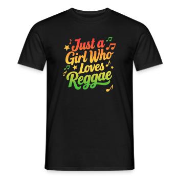 Girl Power Reggae Style - T-shirt homme - noir - Devant - AI Model Male 178 light (178cm)