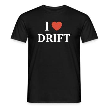 Amour du Drift Urbain - T-shirt homme - noir - Devant - AI Model Male 178 light (178cm)
