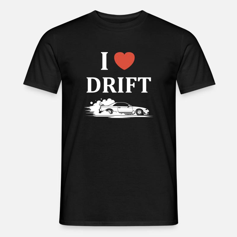 Passionate Drift Car Design - Men's T-Shirt - black