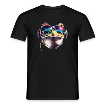 Grenouille Petit Crapaud Grenouille Grenouille Prince Grenouilles - T-shirt homme - noir - Devant - AI Model Male 178 light (178cm)