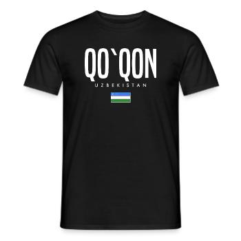 Qo'qon Usbekistan - Männer T-Shirt - Schwarz - Vorne - AI Model Male 178 light (178cm)