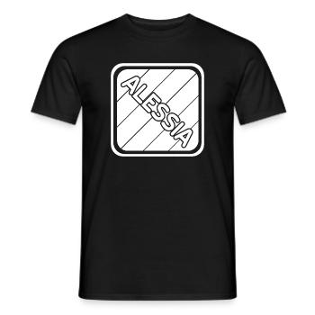 Maedchenname Alessia - Männer T-Shirt - Schwarz - Vorne - AI Model Male 178 light (178cm)