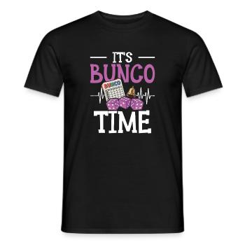 Buncospieler Spielen Bunco Geschenk - Männer T-Shirt - Schwarz - Vorne - AI Model Male 178 light (178cm)
