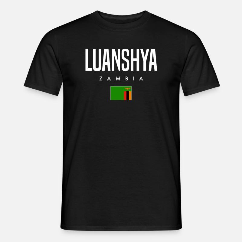 Luanshya Sambia - Männer T-Shirt - Schwarz