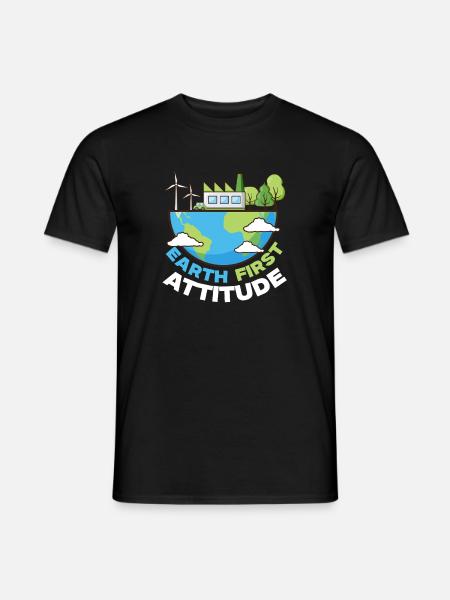 Ski Skifahrer Wintersport - Männer T-Shirt - Schwarz