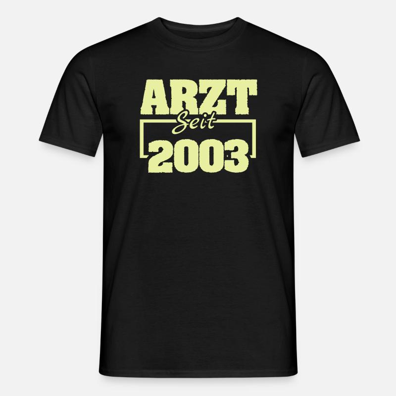 2003 - Männer T-Shirt - Schwarz