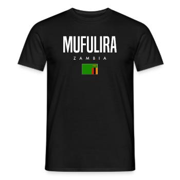 Mufulira Sambia - Männer T-Shirt - Schwarz - Vorne - AI Model Male 178 light (178cm)