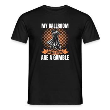 Drôle De Danse Partenaire Ballroom Design Hommes Femmes - T-shirt homme - noir - Devant - AI Model Male 178 light (178cm)