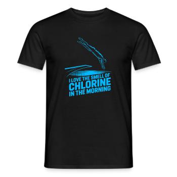 Kunstspringen Turmspringer Sprungbrett - Männer T-Shirt - Schwarz - Vorne - AI Model Male 178 light (178cm)