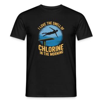 Kunstspringen Turmspringer Sprungbrett - Männer T-Shirt - Schwarz - Vorne - AI Model Male 178 light (178cm)