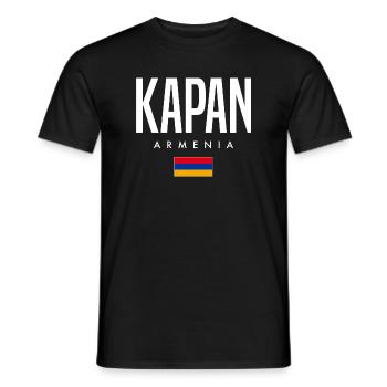 Kapan Armenia - Men's T-Shirt - black - Front - AI Model Male 178 light (178cm)