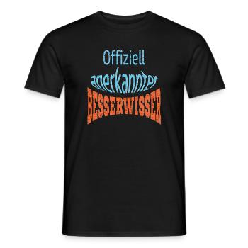 Spruch - Männer T-Shirt - Schwarz - Vorne - AI Model Male 178 light (178cm)