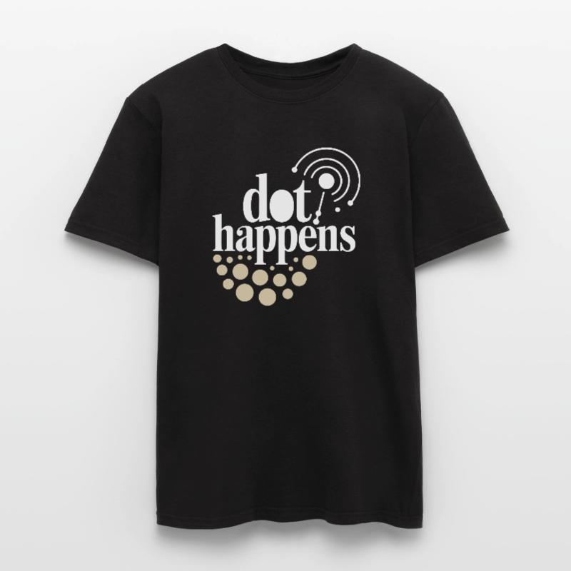 Dot Happens Morse Code Fun T-shirt homme