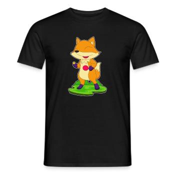 Fox Tennis de table Raquette de tennis de table - T-shirt homme - noir - Devant - AI Model Male 178 light (178cm)